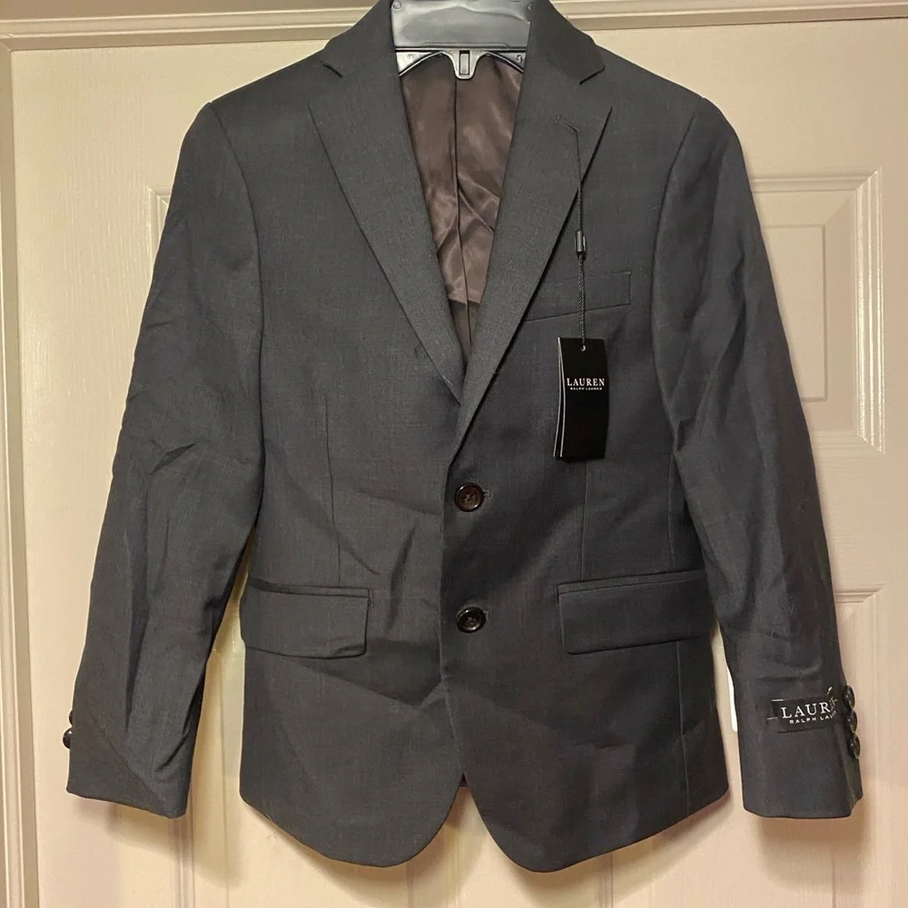 NWT Lauren Ralph Lauren Boys‎ Blayton Blazer Suit Jacket Christmas Thanksgiving
